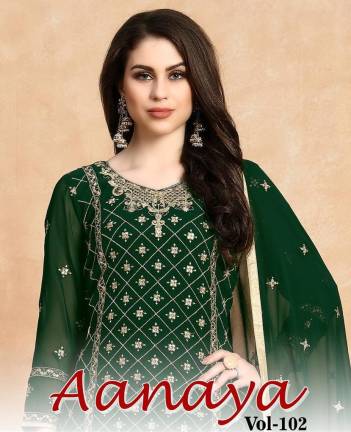Aanaya Vol 102 By Twisha Lehenga Style Festive Wear Suits Collection